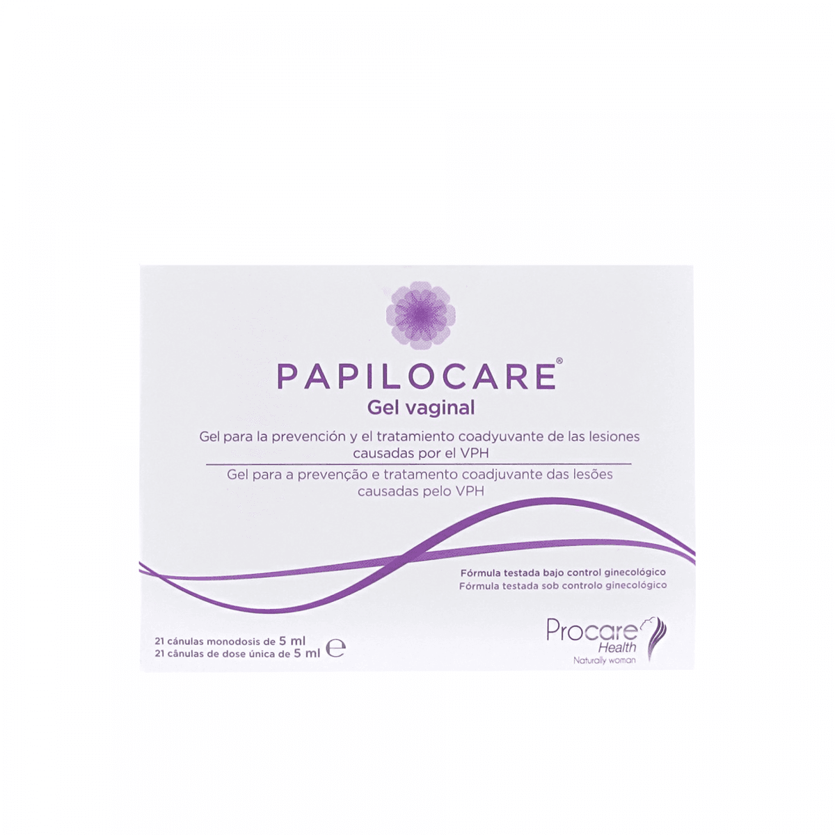 Papilocare Gel Vaginal Canula 21x5ml