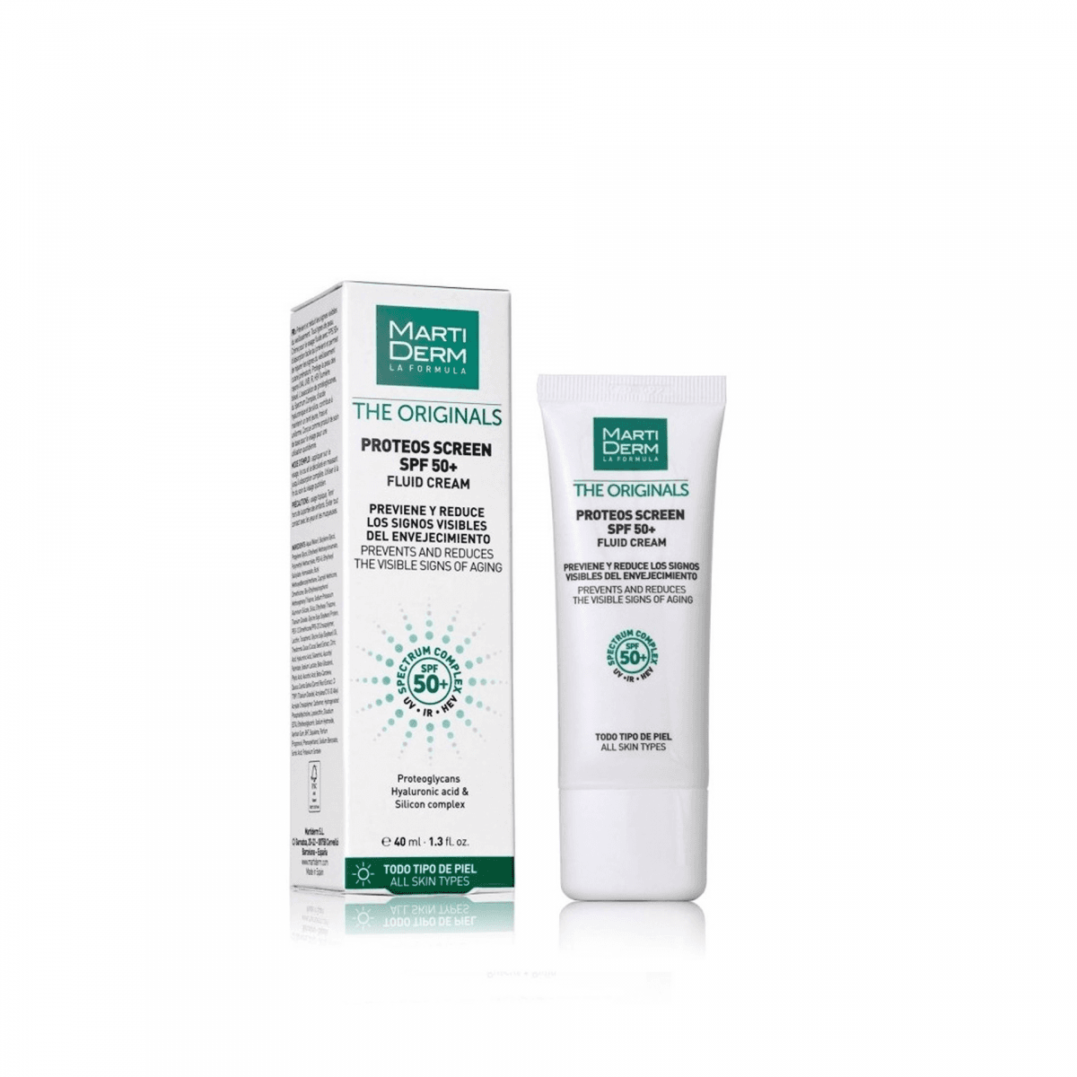 Protetor Solar Martiderm The Originals Proteos Screen SPF50+ 40ml