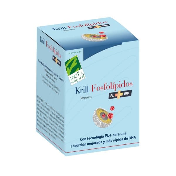 Cien Por Cien Krill Fosfolípidos PL+DHA 90 Cápsulas
