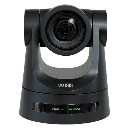 LAIA CUTE (CTC-412/B) 4K AI (PRETO), CÂMERA PTZ, 4K, LENTE COM ZOOM ÓPTICO 12X. USB 3.0, HDMI, SDI E LAN. IA COM AUTO-RASTREAMENTO. COR PRETA.