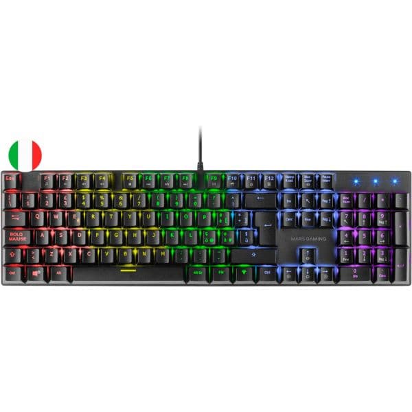 Mars Gaming MK422 Blue / Black Preto Italiano