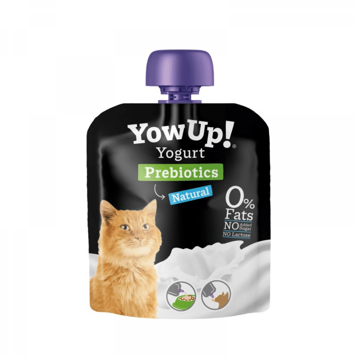 YowUp Iogurtes Prebiótico Natural Sem Lactose 85 Gr