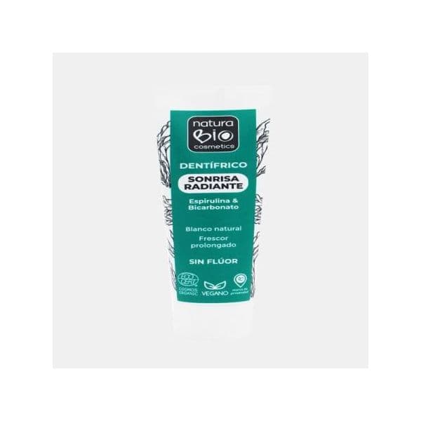 NaturaBIO Cosmetics Pasta Dentrífica Spirulina & Bicarbonato 75ml