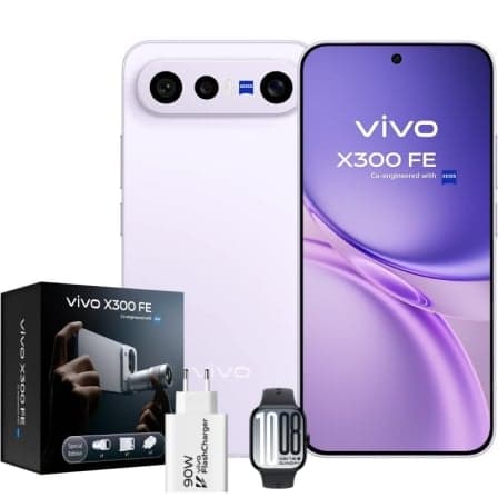 Vivo X300 FE 12GB/ 512GB/ 6,31"/ 5G/ Roxo/ Inclui Lente Telefoto + Vivo Watch GT2