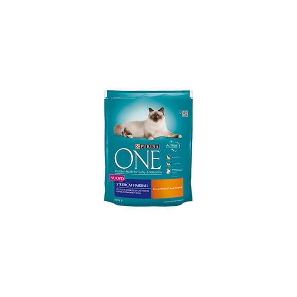 Purina One Esterilizado & Bolas Pêlo Frango 800g