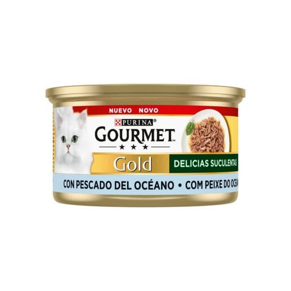 Ração Húmida Purina Gourmet Gold Delícias Suculentas Peixe 85g