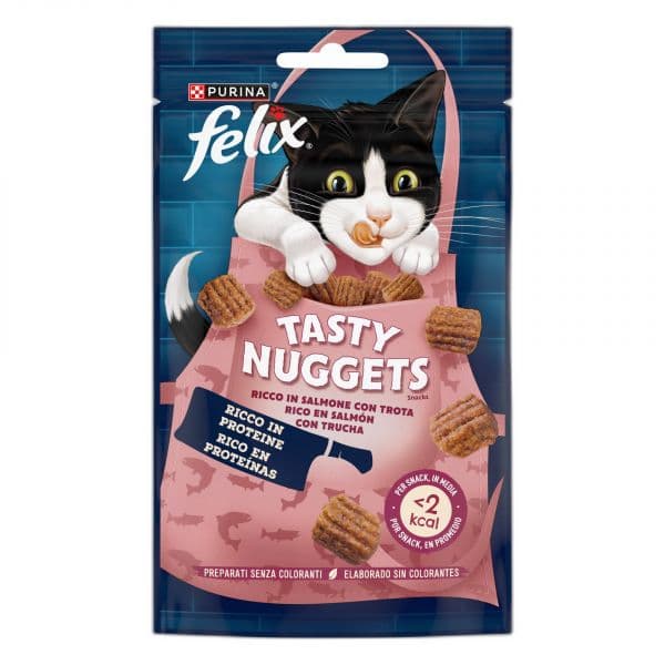 Felix Tasty Nuggets Salmão e Truta 50g