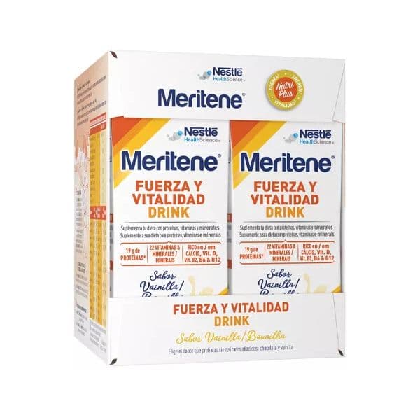 Nestlé Meritene Drink Força e Vitalidade Baunilha 4x180ml