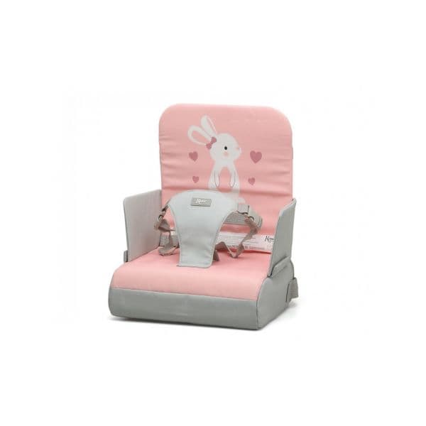 Kiokids Cadeira de Refeições Portátil Rosa