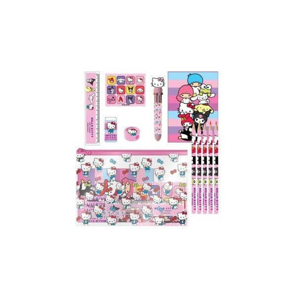 Cerdá Conjunto de Papelaria Hello Kitty Rosa