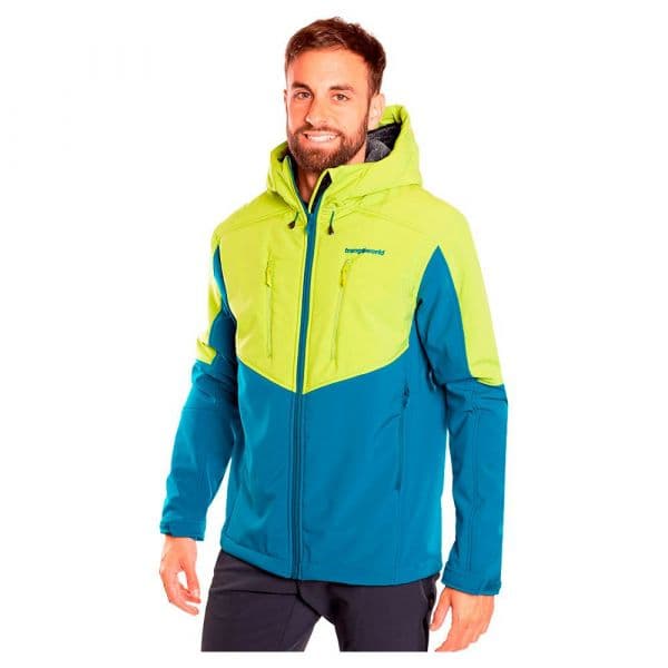 Trangoworld Chantar Jacket Amarelo,Azul 2XL Homem