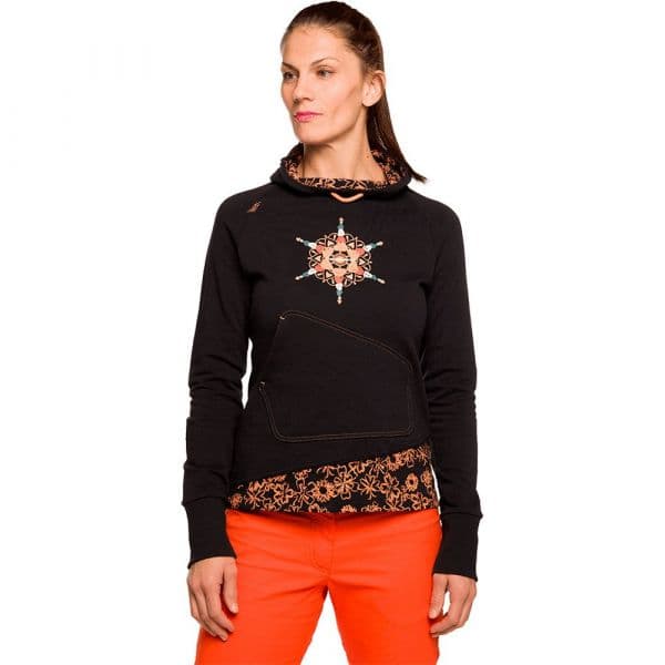 Trangoworld Bucegi Hoodie Preto XS Mulher
