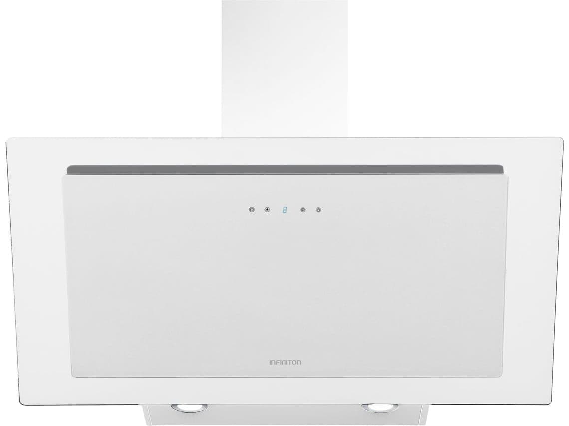 Chaminé Infiniton CMPTRALBL94 | 720 m³/h, Painel Touch, Vidro Branco