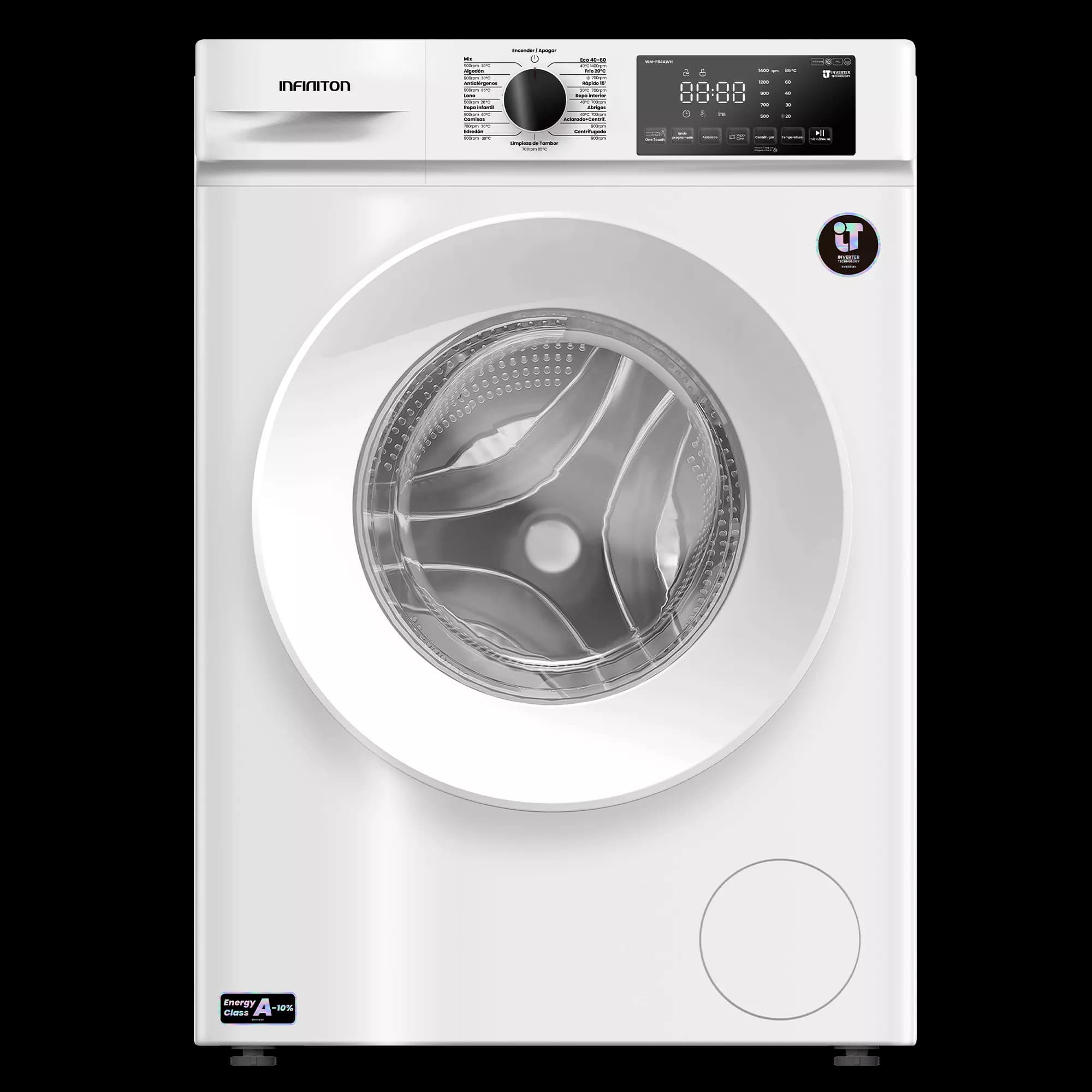 Infiniton WMF84AWH 8Kg 1400RPM Classe A