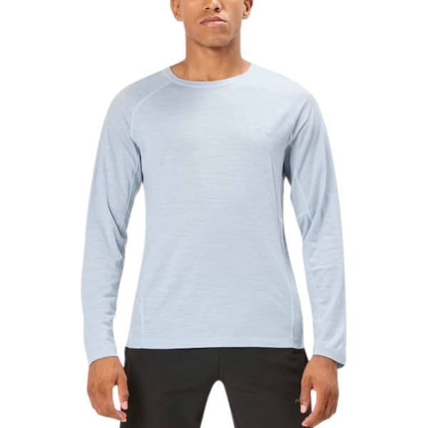Nnormal de Manga Comprida Merino Long Sleeve T-shirt n2cmml1-002 S Azul