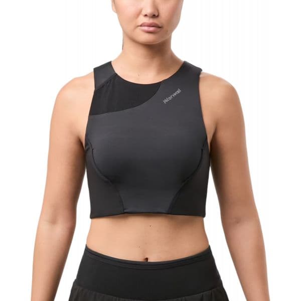 Nnormal Camisola de Alças Trail Cropped Top n2cwtb1-001 Xs Preto