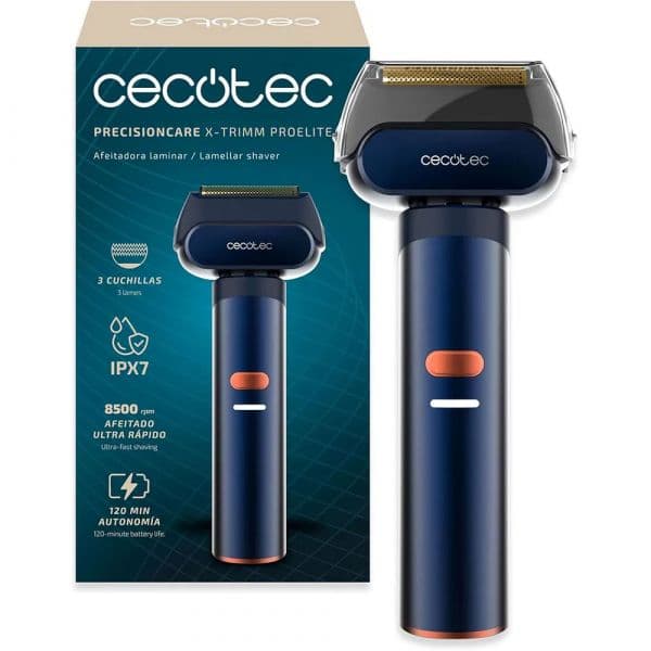 Cecotec Máquina de Barbear Bamba PrecisionCare X-Trimm ProElite Azul