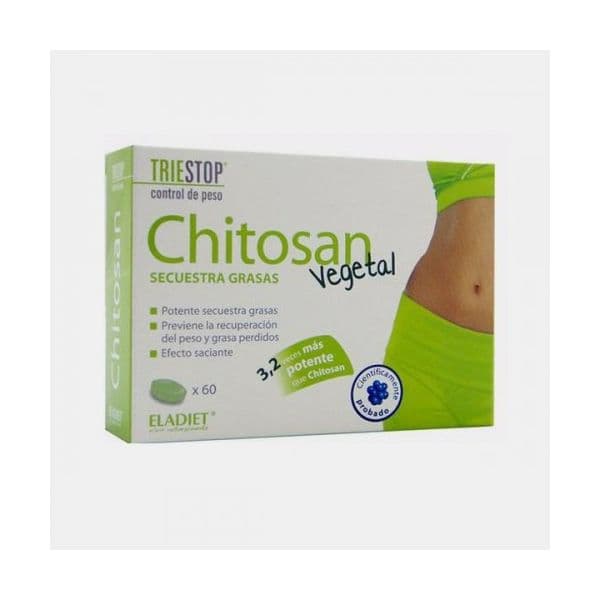 Eladiet Triestop Chitosan Vegetal 640mg 60 Comprimidos