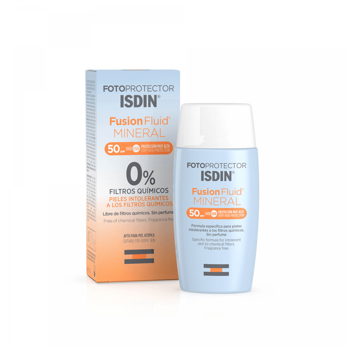ISDIN FOTOPROTECTOR FUSION FLUID MINERAL 50+ 50ML