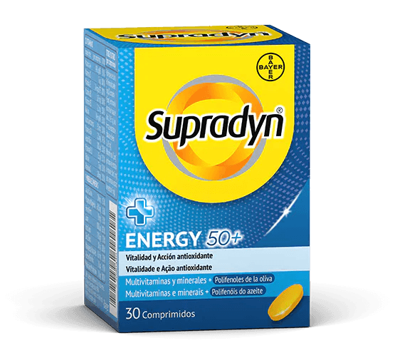 SUPRADYN ENERGY 50+ COMPRIMIDOS X30 | WOWFARMA