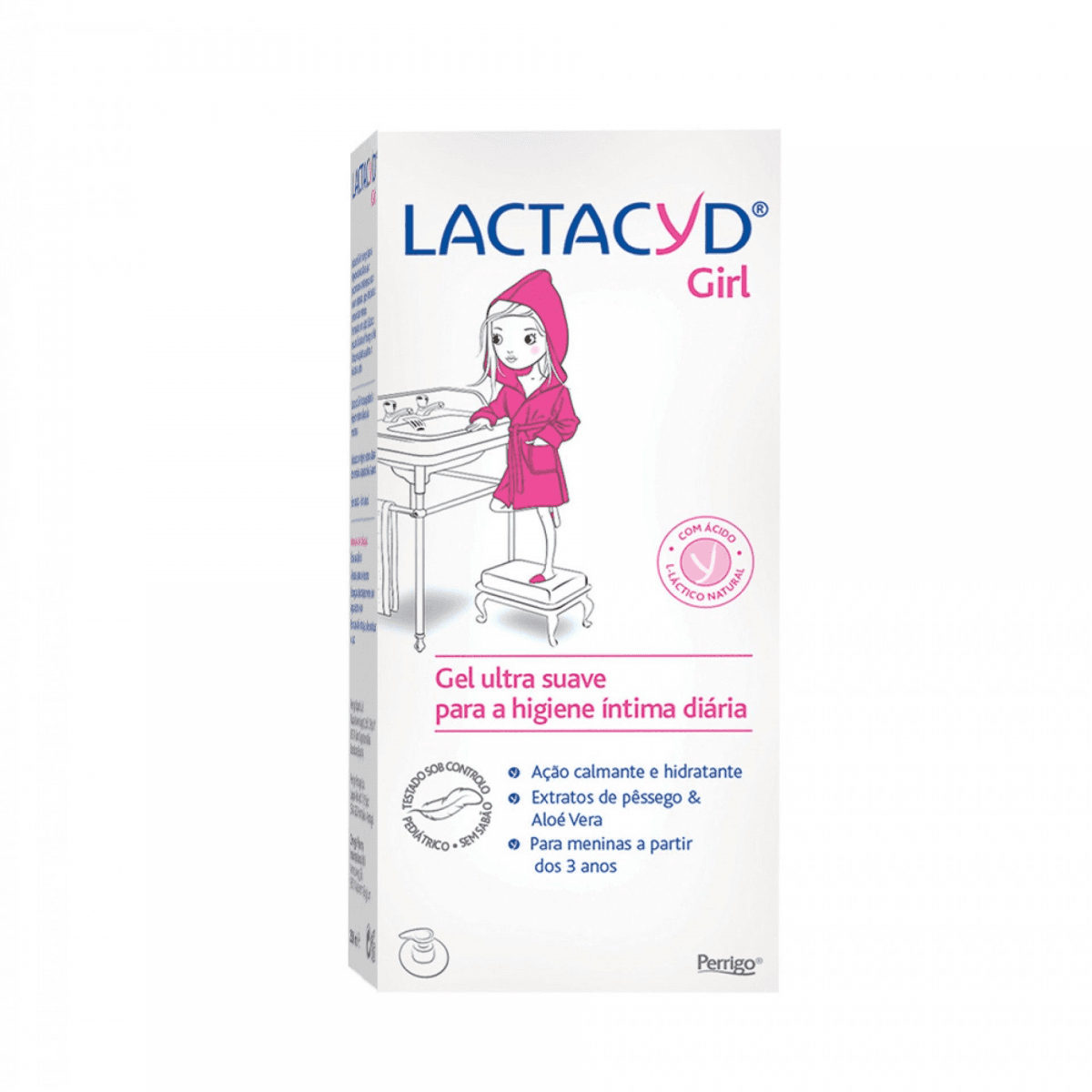 Omega Pharma Lactacyd Girl Gel Higiene Íntima Ultra Suave 200ml