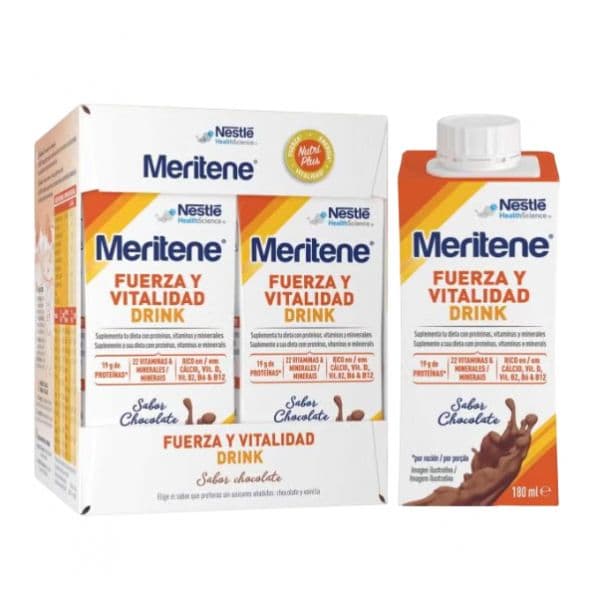 Nestlé Meritene Força e Vitalidade Drink Chocolate 4x180ml