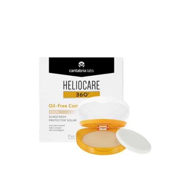 Heliocare 360° Oil-free Compact Base de Pó SPF 50+ Tom Pearl 10 g