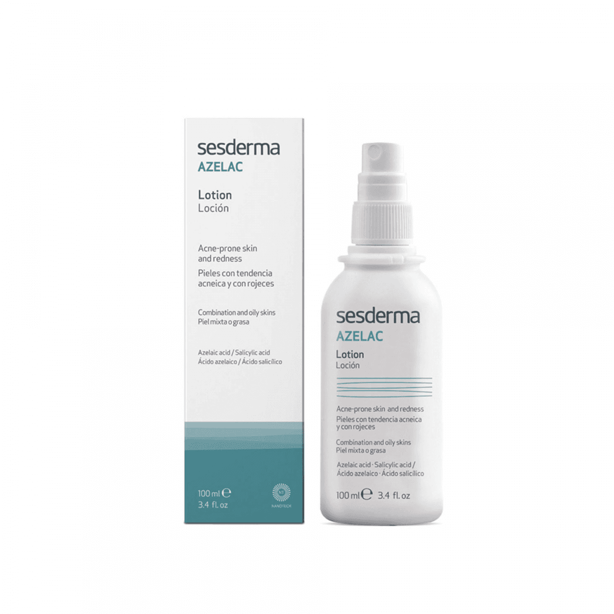 Sesderma Azelac Loção para Peles Oleosas/Rosácea 100ml