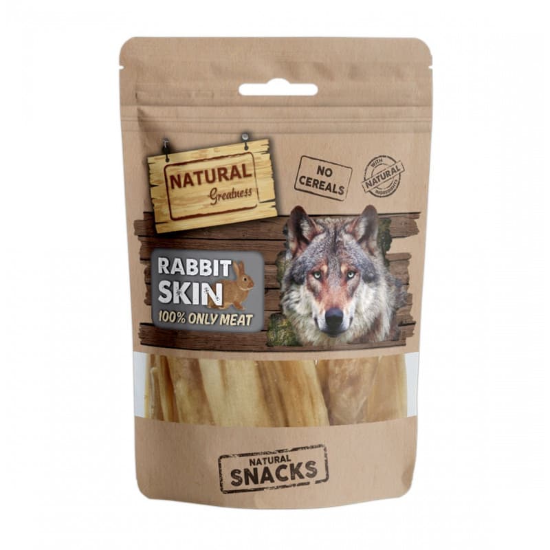 Natural Greatness Snacks Only Meat Rabbit Skin