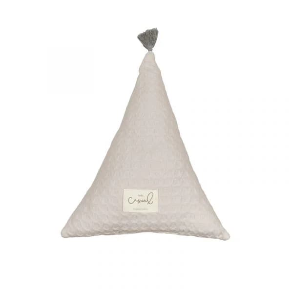Bimbicasual - Almofada Crochet Triangular - Dream Lino - BCTRI50600