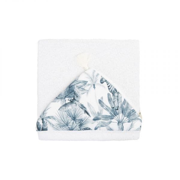 Bimbipirulos Toalha de Banho 100x100 cm Zebra Branco