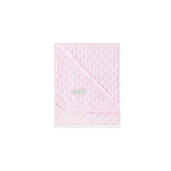 BimbiPirulos Manta Dupla Face 80x110 Pirulos Dots Rosa