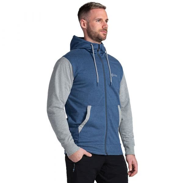 Kilpi Seara Full Zip Sweatshirt Azul S Homem