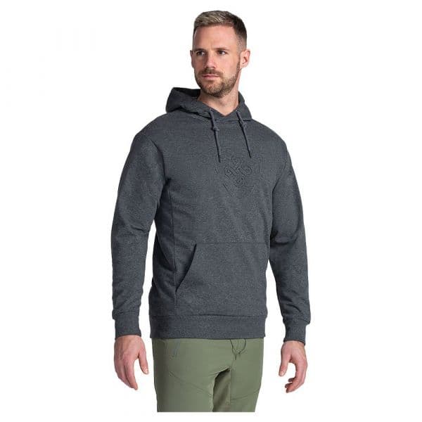 Kilpi Lagoa Hoodie Cinzento XS Homem
