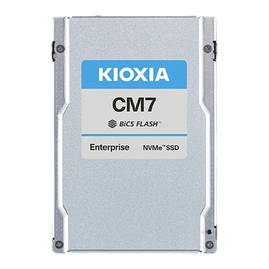 KIOXIA CM7-R Series KCMYXRUG7T68 SSD Empresarial, Leitura Intensiva ,7680 GB interna 2.5" PCI Express 5.0 (NVMe)