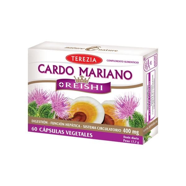 Terezia Company Cardo Mariano + Reishi 60 Cápsulas