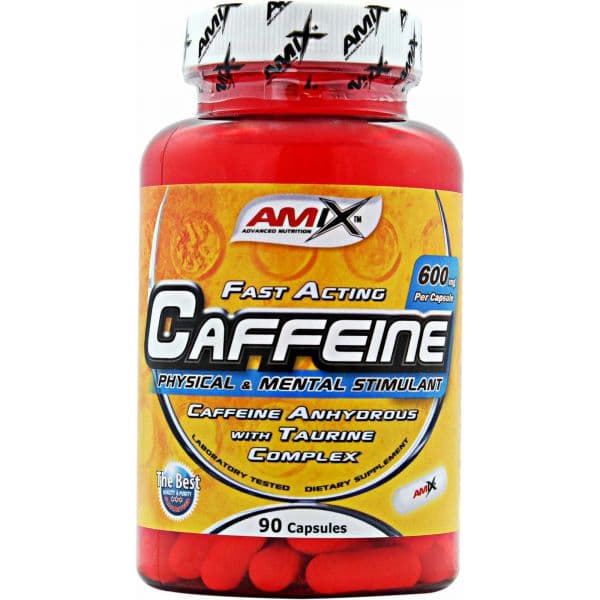 Amix Cafeina + Taurina 90 Cápsulas