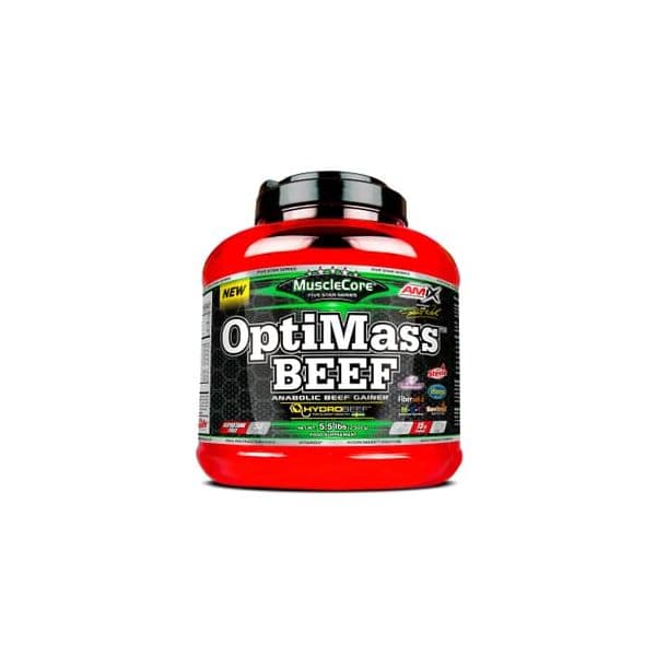 Amix Nutrition Optimass Beef Gainer 2500g Frutas do Bosque