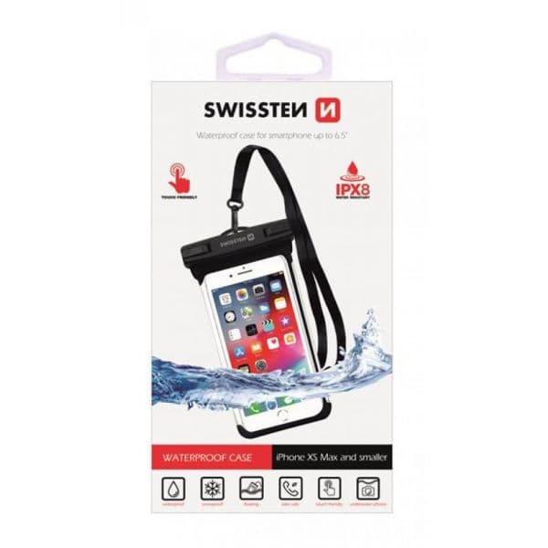 Swissten - Waterproof Case 6.5'' (black)