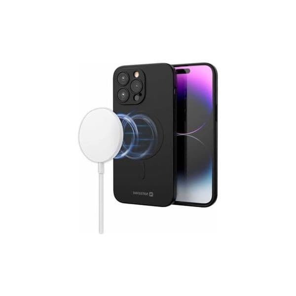 SWISSTEN Capa para iphone 15 Softjoy Magstick Clear