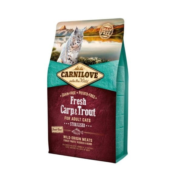 Carnilove Adult Sterlised Carp & Trout Cat 2Kg