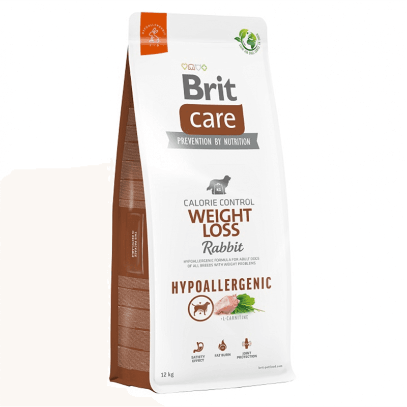Brit Care Dog Adult Hypoallergenic Weight Loss Conejo