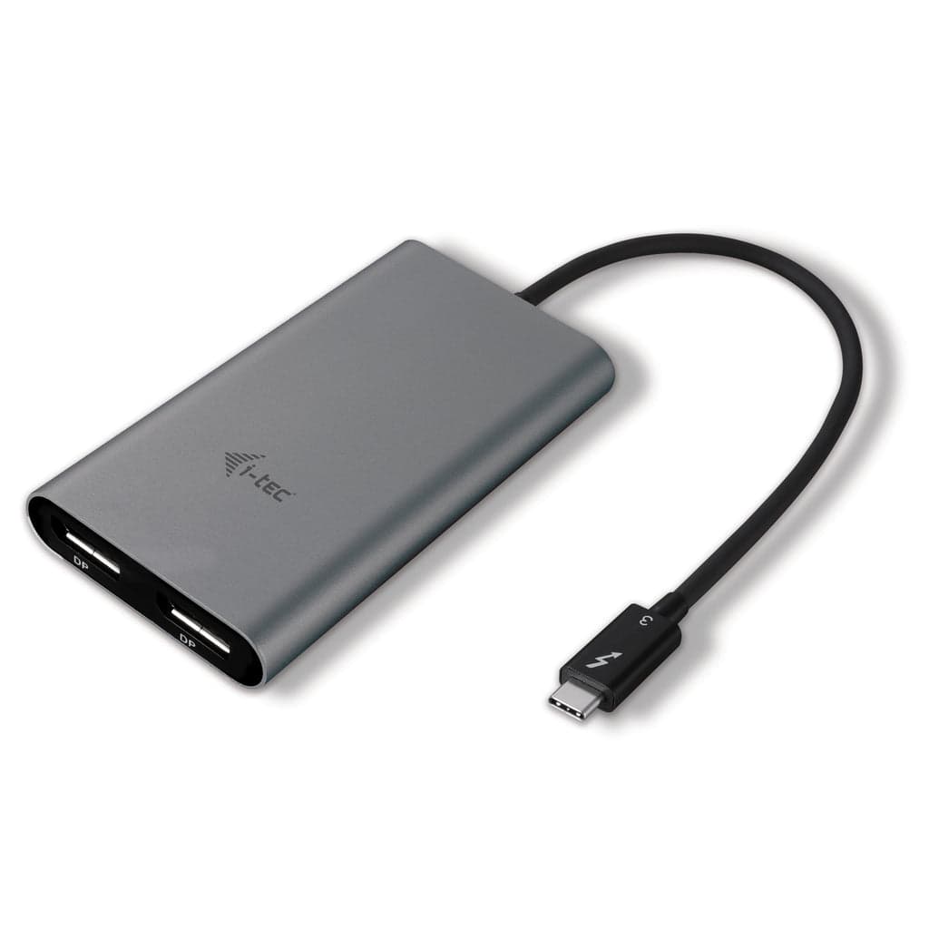 i-tec TB3DUAL4KDP adaptador gráfico USB 5120 x 2880 pixels Cinzen