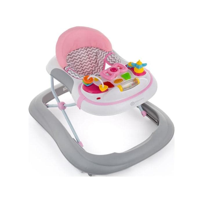 Andador musical Petite&Mars Monty Chevron Pink