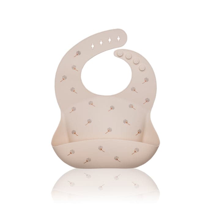 Petite&Mars Babete de Silicone Sam Bege Dandelion