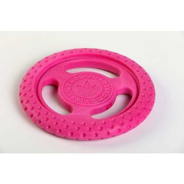 Kiwi Walker Brinquedo Cão Frisbee Rosa - TPR-216