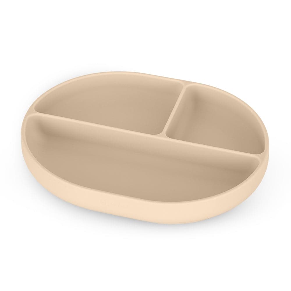 Prato de silicone dividido Petite&Mars Take&Match Desert Sand