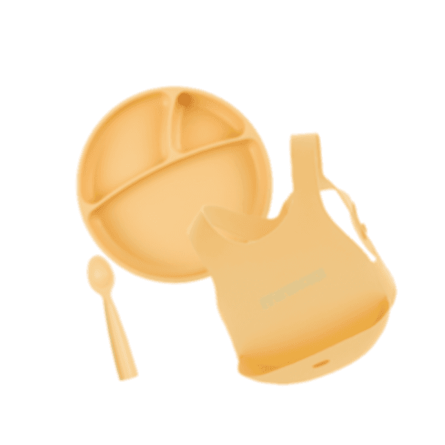Minikoioi Conjunto de Alimentação Amarelo