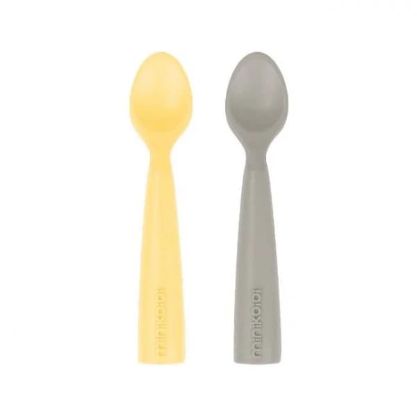 Minikoioi 2 Colheres Scooper Mellow Yellow/powder Grey