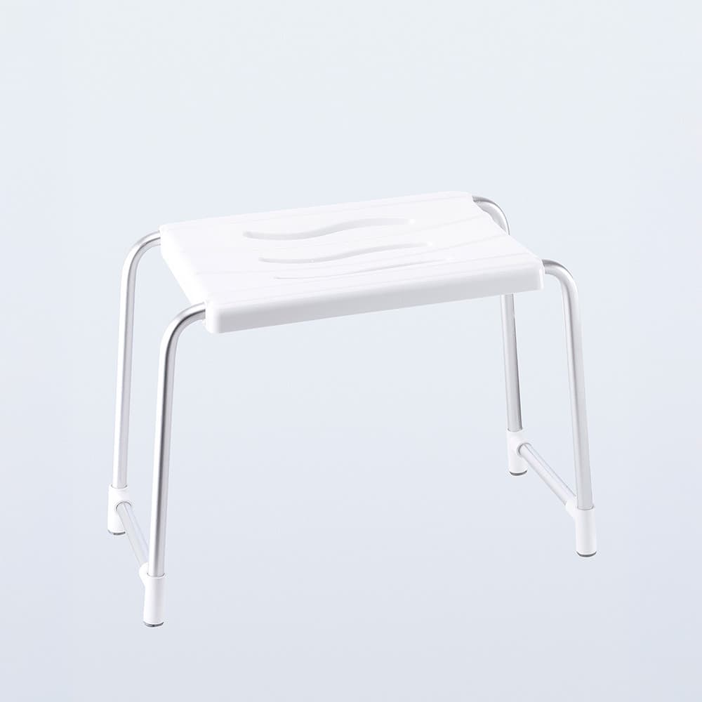 Basics Banco de Casa de Banho 50 x 24 cm Branco